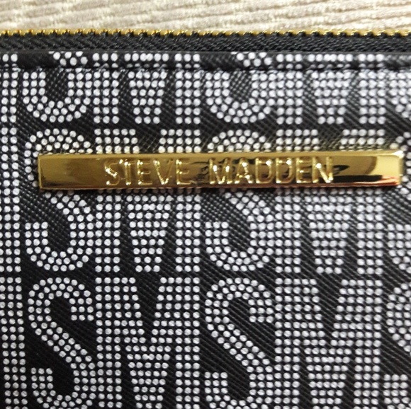 NWT STEVE MADDEN LOGO CROSSBODY WALLET BAG PURSE - Picture 5 of 8
